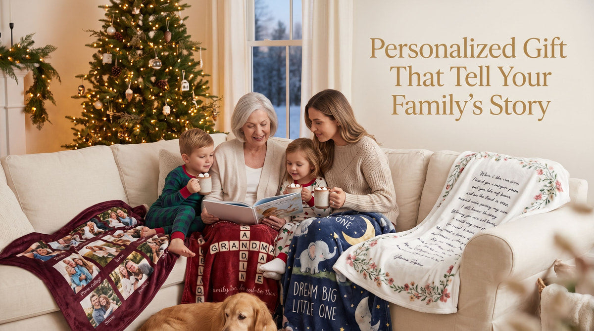 Wrapped in Love: Personalized Blankets That Tell Your Family's Story