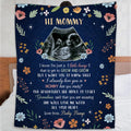 Mom To Be Gifts, Floral Printed With Baby's Sonogram Photo I Already Love You, Personalized Blanket, Gifts For New Mommy, Fleece Sherpa, New Mom Blanket For Mother's Day