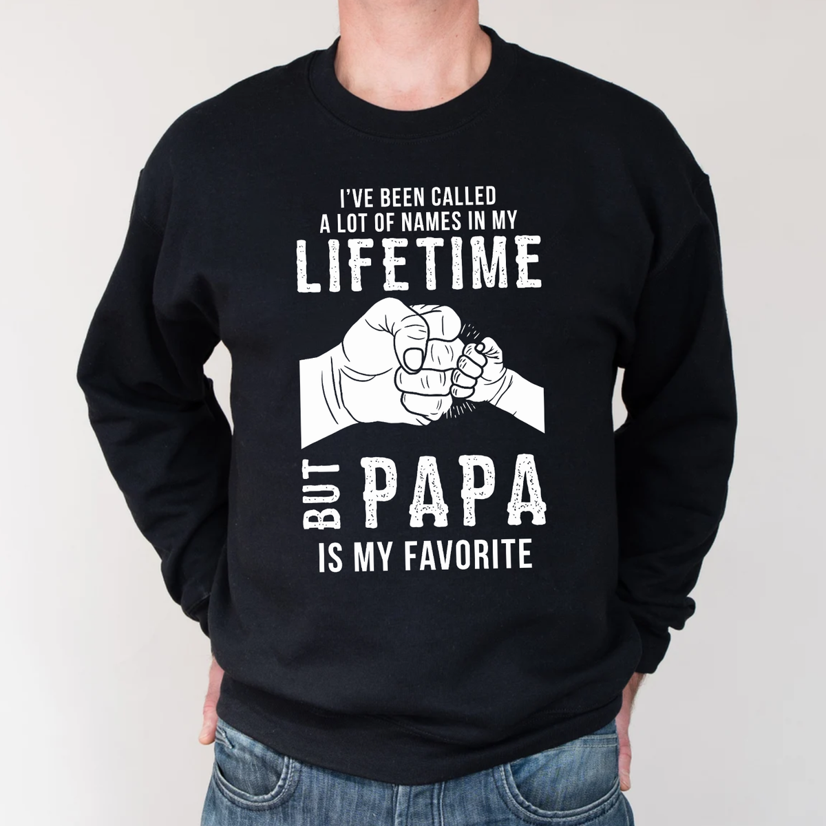 Papa Is My Favorite Name Shirt, Funny Grandpa T Shirt For Men, Cute Grandfather Gift From Granddaughter, Father’S Day Grandpa Tee, Birthday Gift For Papa, Family Matching Shirt, Grandpa Appreciation Gift, Unisex Crewneck Pullover Tee, Casual Clothing