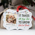 It Takes A Long Time To Grow An Old Friend Friends Together Xmas Light Snowflakes, Personalized Ornament, Gifts For Old Ladies, Xmas Tree Decor, Friends Ornament, Gifts For Xmas