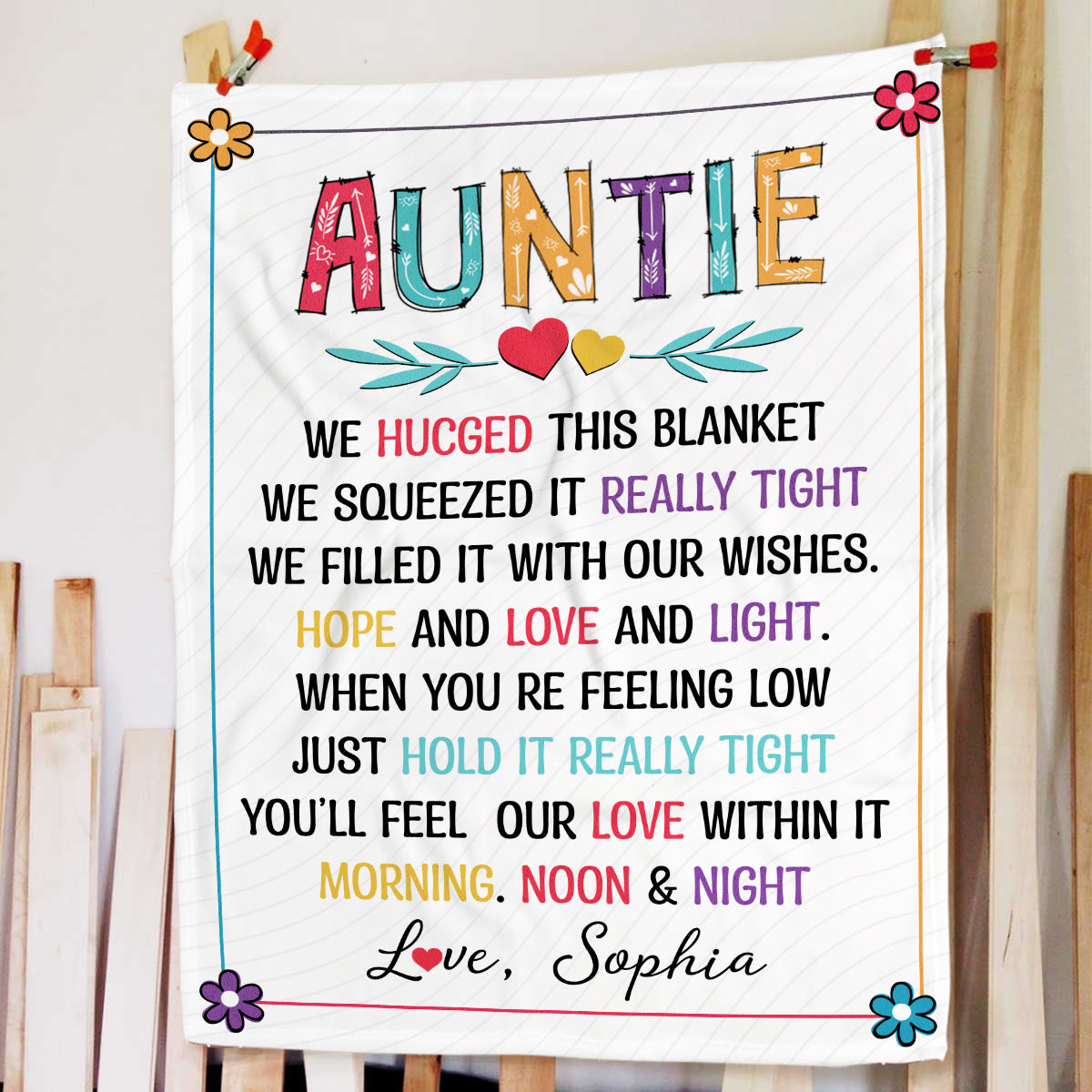 Personalized To My Godmother Blanket From Niece Nephew Auntie Blankets, Aunt Blanket With Niece Nephew Names Floral Custom Name Gifts Ideas For Aunt Fleece Sherpa Blanket For Birthday
