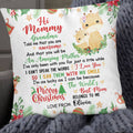 Personalized Square Pillow For New Mom From Family Pregnancy Gifts Grandma Told Me That You Are Awesome Merry Christmas Giraffe Custom Name Double Sided Sofa Couch Cushion On Christmas