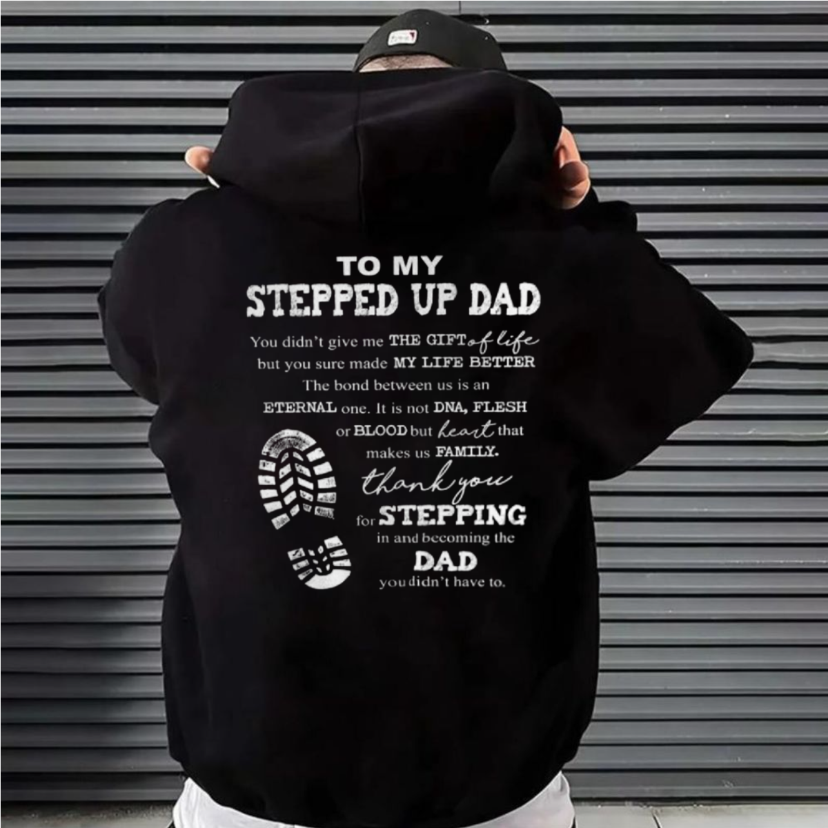 Bonus Dad Father Day Shirt, Step Dad Father's Day Gift, Gift For Step Up Dad, Father's Day Gift From Wife, From Kid, Unisex Long Sleeve Crewneck Tee, Classic Streetwear