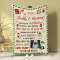 New Parents Gifts, Parent To Be Gifts From Baby Bump Blanket For Pregnant Wife Custom Sonogram Future Daddy And Mommy, Personalized Blanket, Gifts For New Parents, Fleece Sherpa Blanket
