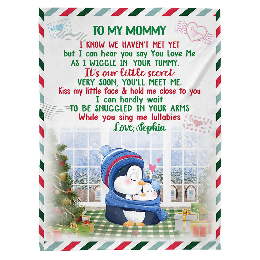Mom To Be Gifts, Kiss My Little Face And Hold Me Close You Giraffe Mommy And Baby, Personalized Blanket, Gifts For Mommy New Mom, Fleece Sherpa, New Mom Blanket, Gifts For Christmas