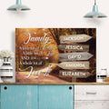 Family Gifts, Family A Little Bit Of Crazy A Little Of Loud And Whole Lot Of Love, Canvas Wall Art Poster Prints Home Decor