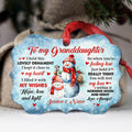 Granddaughter Gifts, Cute Grandma & Grandkid Together Snowflakes So When You're Feeling Low Medallion Aluminum Ornament For Baby From Mimi, Xmas Tree Decor, Gifts For Birthday Xmas