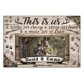 Personalized Name Outdoor Canvas, A Whole Lot Of Love Phrase Artwork, Hunting Theme Couple Wall Decor, Personalized Canvas Wall Art, Gifts For Him Her Honey, Poster Prints