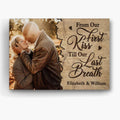 Personalized Canvas Wall Art For Wife Husband From Darling Unique Gifts For Couples Romantic Quotes Wooden Background Custom Name Poster Prints Hanging Home Decor For Valentines