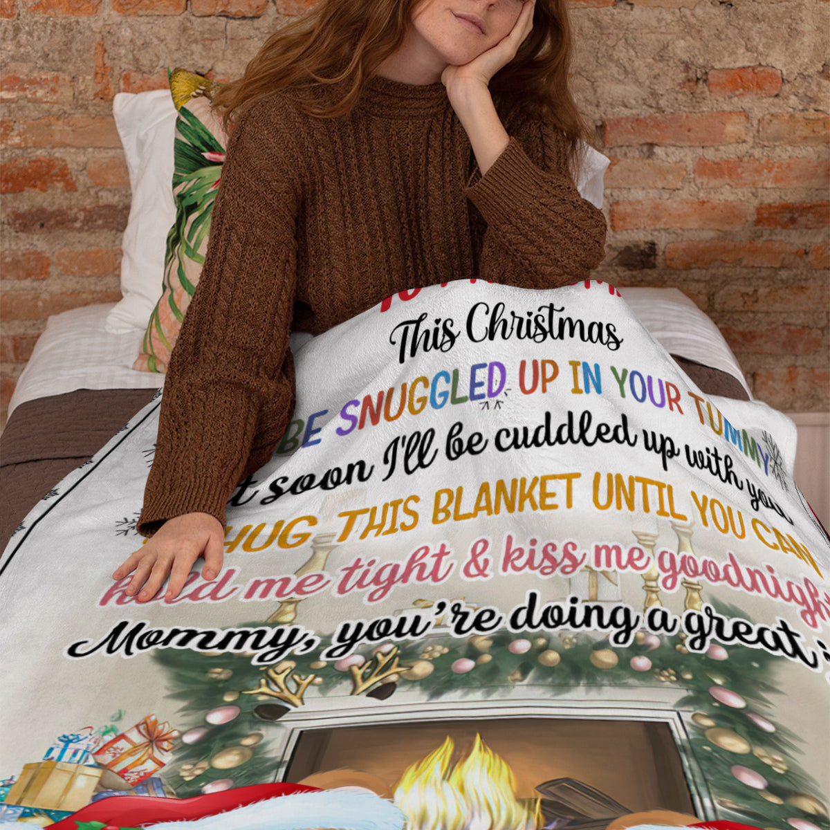 First Mom Gifts, Mommy You Are Doing A Job Bear Family Together, Personalized Blanket, Gifts For Mommy Mom To Be, Fleece Sherpa, New Mom To Be Blanket, Gifts For Christmas Birthday