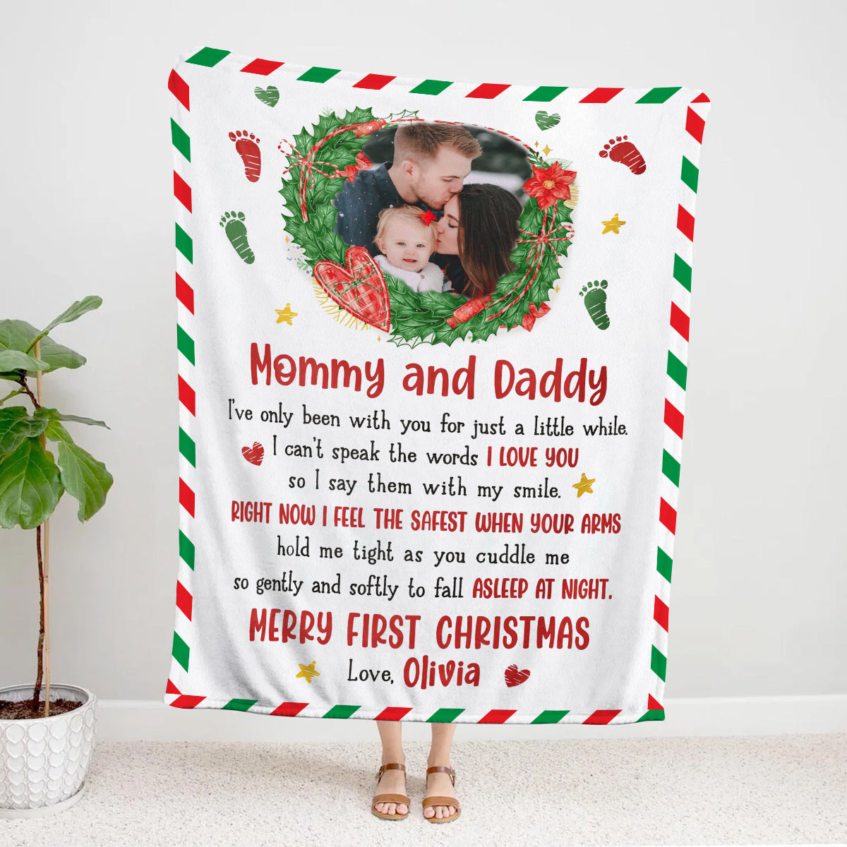 New Parents Gifts, Mommy And Daddy I've Only Been With You Upload Photo, Personalized Blanket, Gifts For New Parents, Fleece Sherpa Blanket, Baby Shower Blanket, Gifts For Christmas
