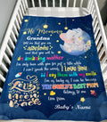Personalized Blanket For New Mom From Baby Hi Mommy Grandma Told Me That Elephant 1St Mother's Day Cute Sleeping Custom Name Pregnancy Gifts Fleece Sherpa Blanket For Birthday Mothers Day