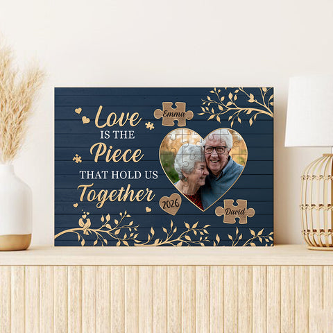 Anniversary Canvas, Couple Photo Print With Names, Heart Wall Art, Wooden Style Decor, Personalized Canvas Wall Art, Gifts For Him Her Honey, Poster Prints Decor, Gifts For Valentie