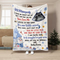 Mom To Be Gifts, Very Soon You Will Meet Me Snowmans And Baby Ultrasound, Personalized Blanket, Gifts For Mommy First Mom, Fleece Sherpa, Blanket For New Mom, Gifts For Christmas Xmas