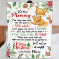 Personalized Blanket For New Mom I've Only Been With You Fox Mommy Hug Baby Custom Name Pregnancy Gifts Fleece Sherpa Blanket