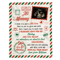 Personalized Blanket For New Mommy To Be From New Dad Baby Bump Grandma Said That You Are Awesome Ultrasound Gifts For New Mom Custom Name Photo Fleece Sherpa Blanket For Christmas