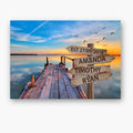 Personalized Canvas Wall Art For Mom Dad Family From Family Members Sunset Street Sign Est Year Custom Multi Name Poster Prints Home Decor Unique Family Gifts For Mom Dad On Birthday