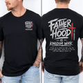Christian Dad Shirt 2 Sides, Fatherhood Is Kingdom Work T Shirt, Proverbs 22:6 Tee, Faith Based Hoodie, Fathers Day Gift, Christian Streetwear, Unisex Regular Fit Crewneck Tee, Classic Streetwear