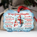 Granddaughter Gifts, Cute Grandma & Grandkid Together Snowflakes I Wonder What You Are Doing Medallion Aluminum Ornament For Baby From Mimi, Xmas Tree Decor, Gifts For Birthday Xmas